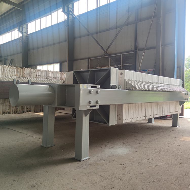 明华厂家供应液压压紧厢式压滤机主要用于污水处理环保等固液分离