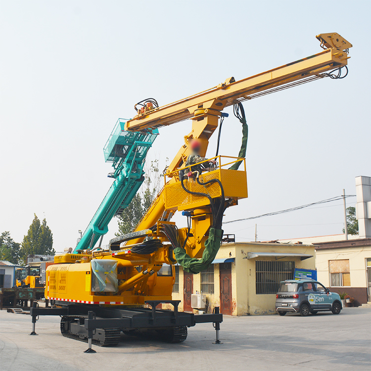 隧道用多臂钻机 履带式边坡支护锚杆机 高举7米矿山气动凿岩机