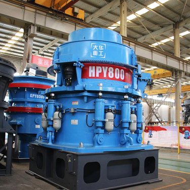 HPY多缸圆锥破碎机 鹅卵石制砂机设备 建筑垃圾粉碎机