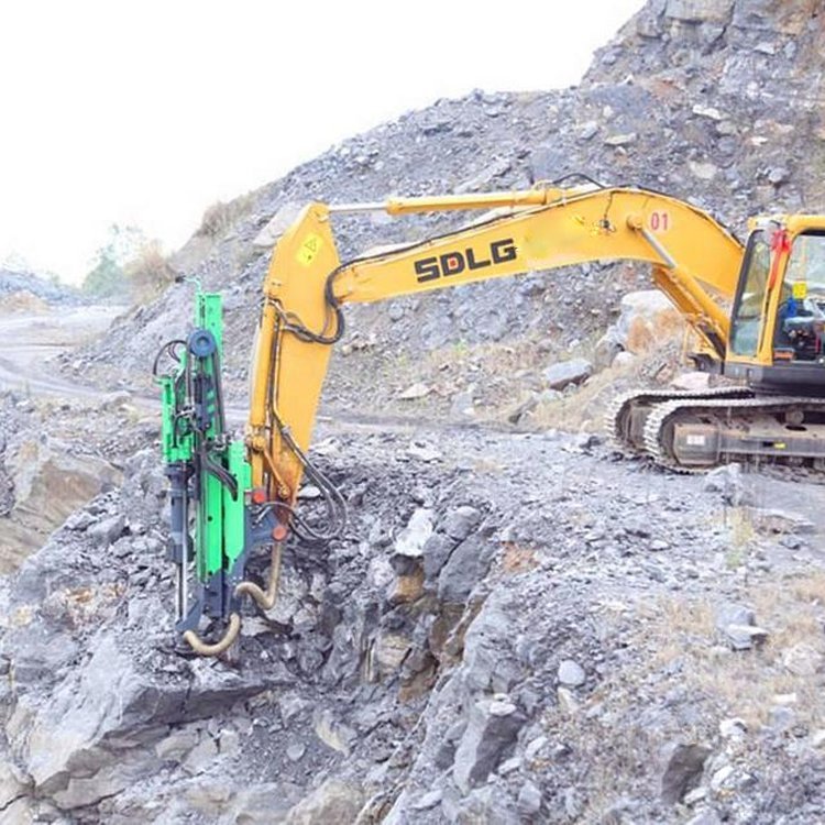 挖机油路钻裂一体机 地基开挖破石 开山液压劈裂机 愚公斧