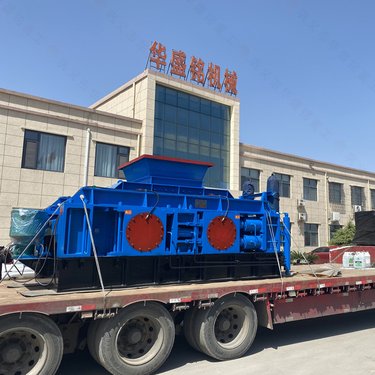 华盛铭对辊式制砂机 双辊机 石料破碎设备 对辊破碎机生产厂家