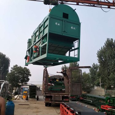 双层圆筒清理筛 水稻除杂滚振筛 粮食圆筒式清杂筛