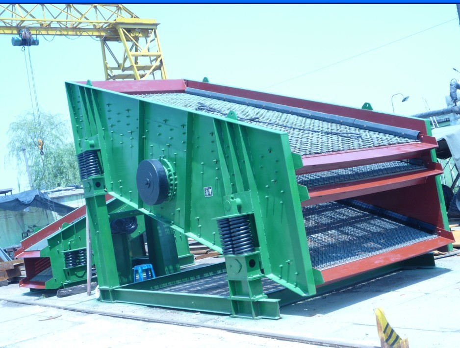 煤厂大砂石子用圆形震动筛分 级机械 矿用筛 细沙脱水筛尾矿去水筛