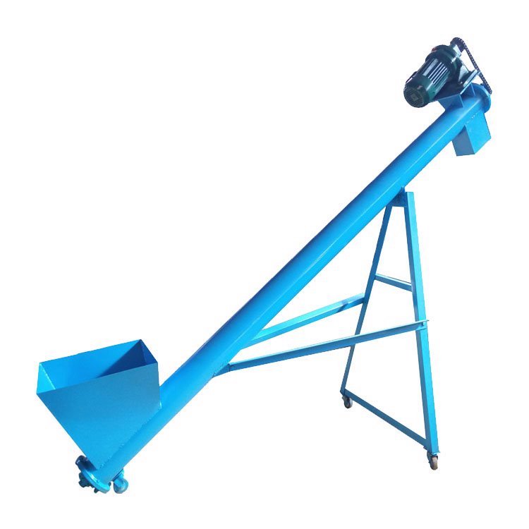 手摇升降螺旋提升机QA4 清鸡粪螺旋提升机 螺旋输送机吊挂图六九