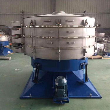 低噪音白砂糖筛分机 防尘全封闭圆形加缘式振动筛 辣椒面过滤筛