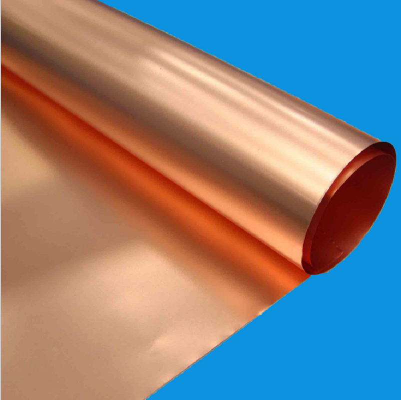 优质电解导电铜箔紫铜箔0.03-0.15MM自粘铜箔胶带源头工厂