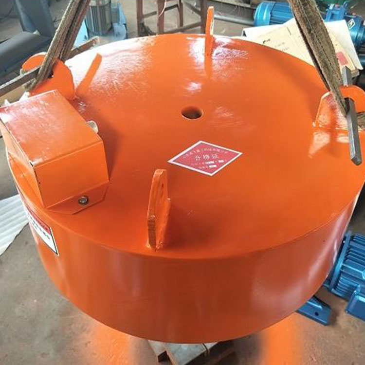 拓鸿 RCDB悬挂式手动电磁除铁器磁力大吸力强 与皮带输送机配套