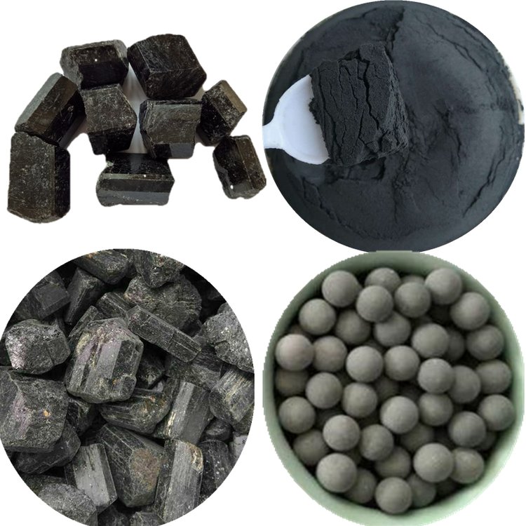黑色碧玺 托玛琳石3-6cm 六菱角晶体电气石 样品免费 华朗矿业