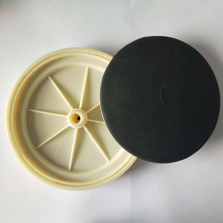 污水处理盘式微孔曝气器 平板曝气盘 260橡胶曝气头