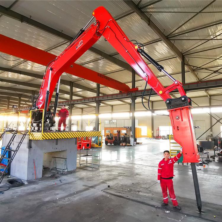 元征行YZH钢制固定式液压砂石破锤1500kg矿山机械