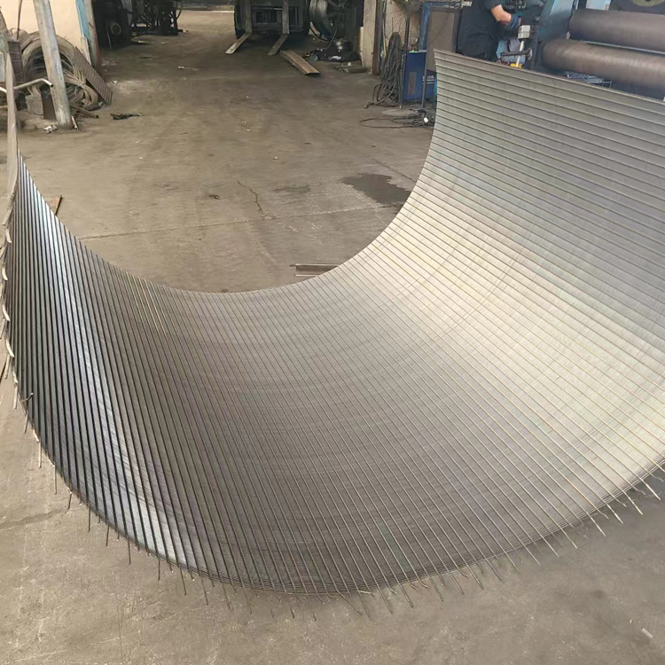 不锈钢条缝弧形筛 洗煤厂用脱水筛 条形筛网供应