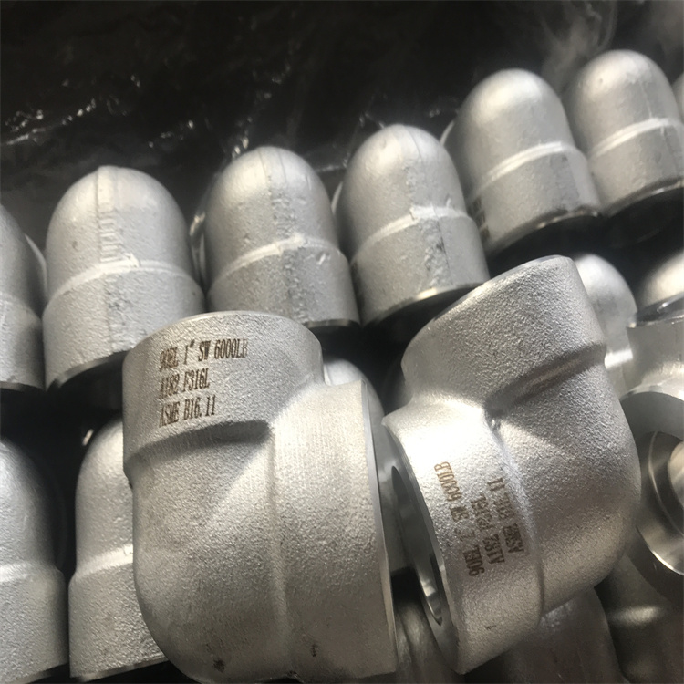 双相钢锻管A182F53半管接头 承插三通弯头 ASMEB16.11标准