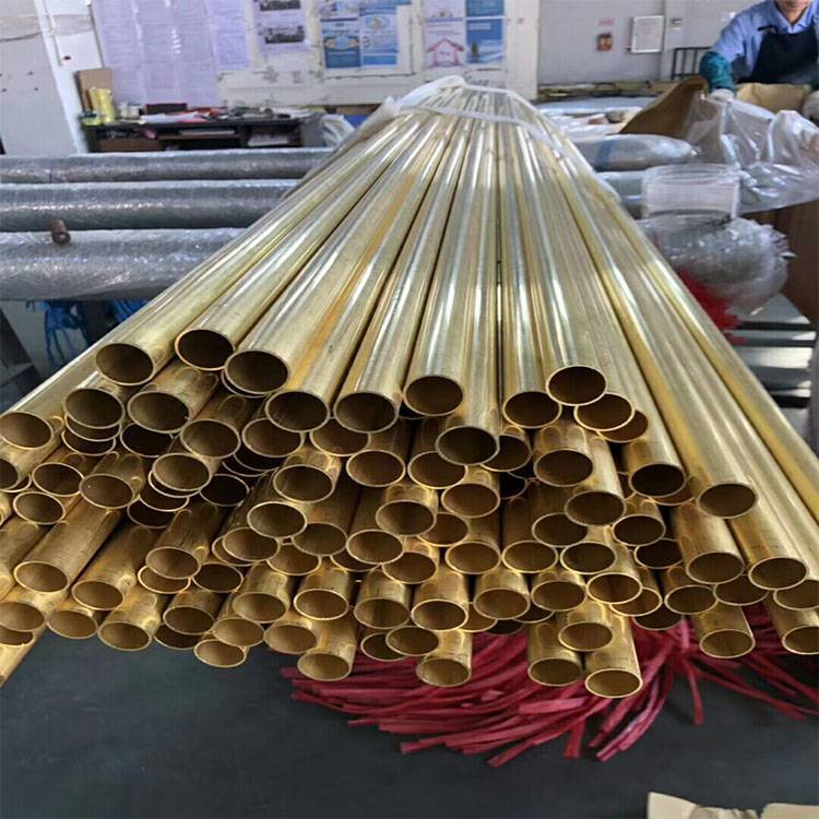 环保H65黄铜管 高强度铜圆棒 铜毛细管切割无毛刺