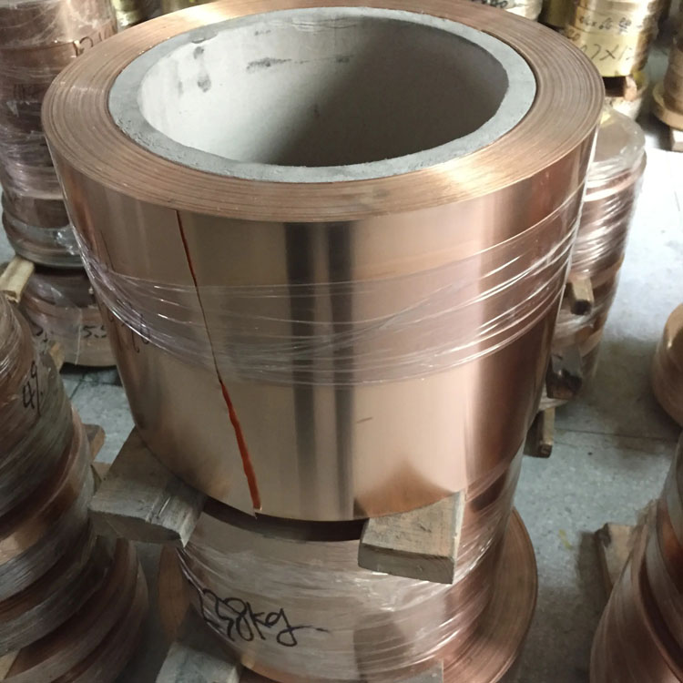 电镀加工紫铜带 电缆铜带 金属光泽 延展性好 自备库存供应 0.5*80