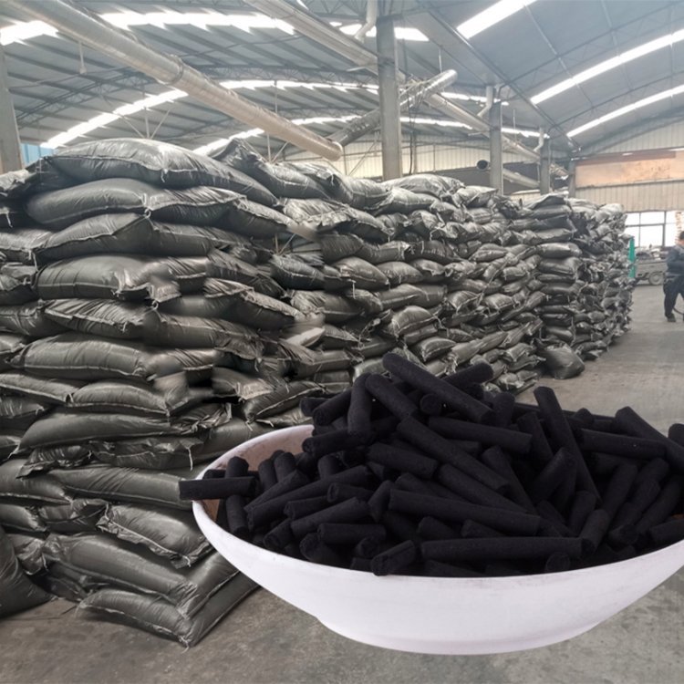 1000碘值 煤质柱状活性炭（煜岩出品）粒径16-32cm 实体生产