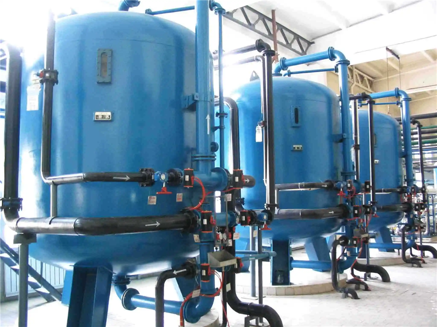 电厂冷却水除垢过滤设备 多介质石英砂过滤器 活性炭过滤罐