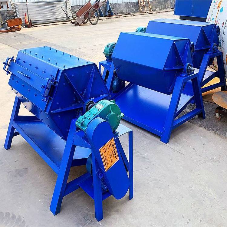 金属件除锈研磨机干式六角滚筒抛光机工艺品去毛刺机