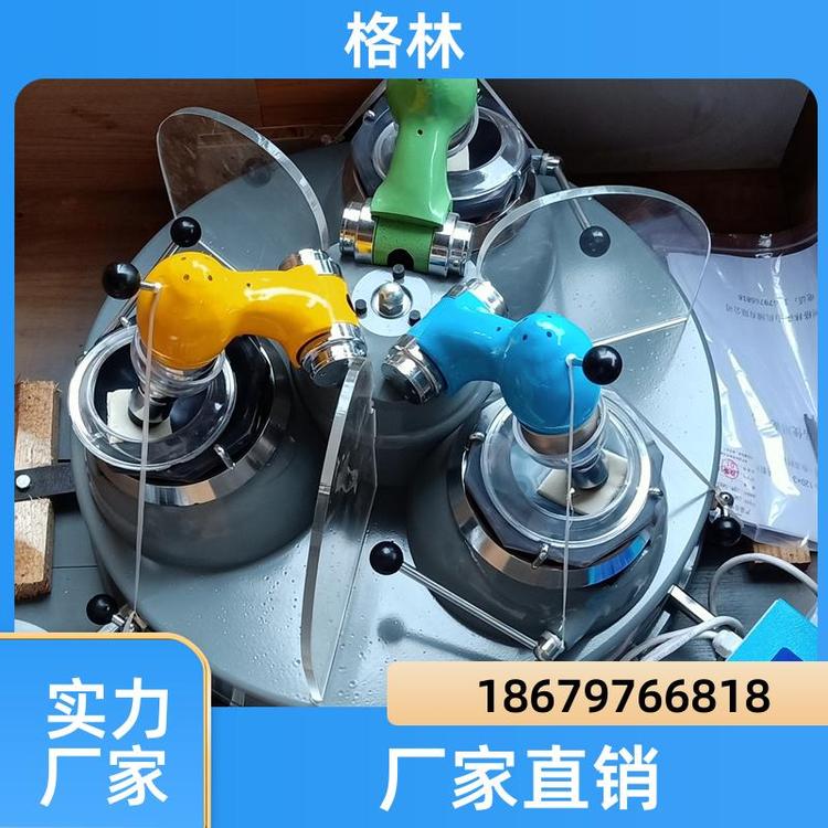 格林 学校试验室小型磨矿机 三头玛瑙研磨机 操作简便 规格齐全