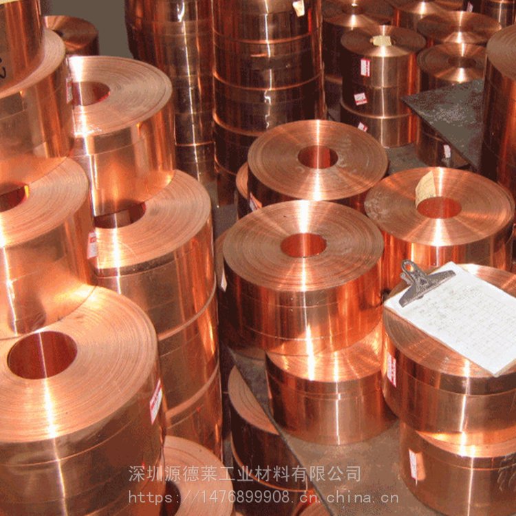供应紫铜带紫铜卷材 T2紫铜皮防腐 超薄TU2紫铜带材延展度高弹性好 连铸连轧铜带