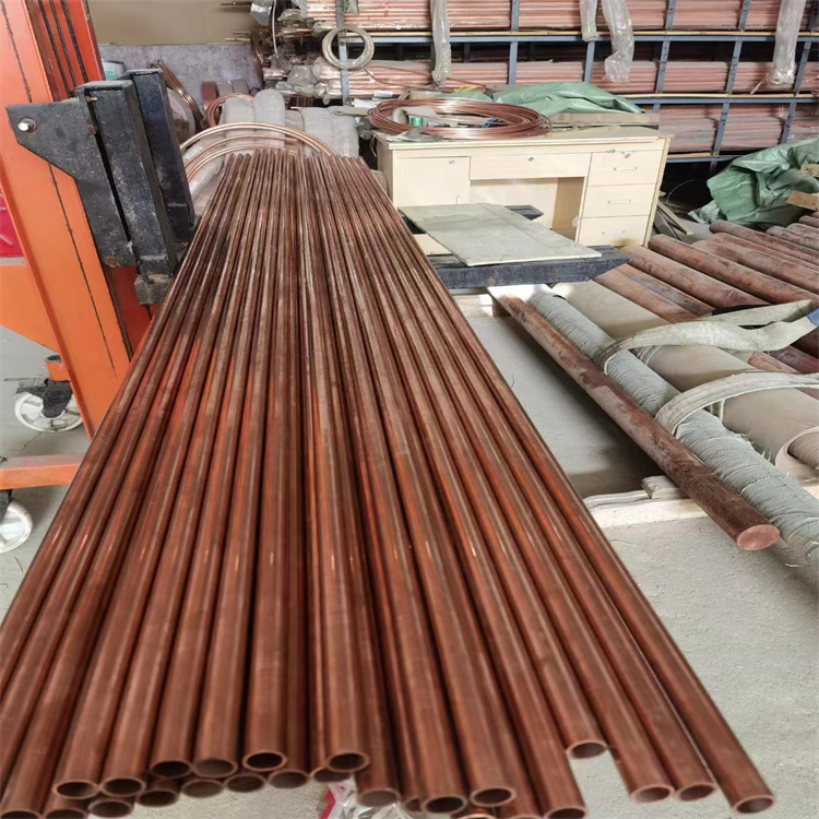 供应国标 C1100空心红铜管 薄壁H62黄铜管 矩形紫铜管加工