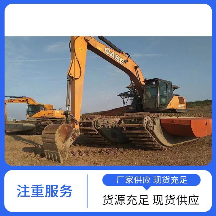 联江水利 山东 履带式浮箱挖机出租 环境保护