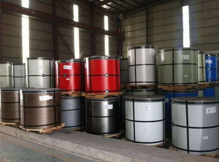 铝卷带彩涂卷 镀铝锌 工业厂房用 保温防腐 加工配送