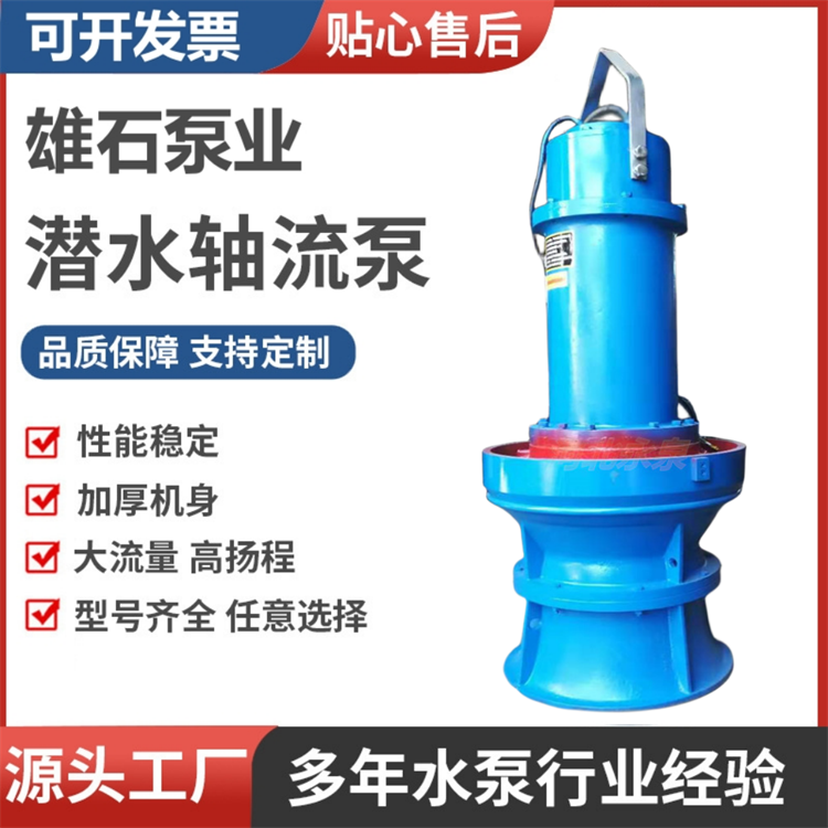 立式潜水轴流泵大流量清淤混流泵农业灌溉防汛抢险防洪排涝污水泵
