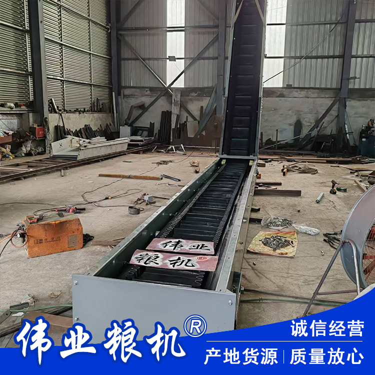 波状挡边大倾角输送机 矿用带式运输机 散料颗粒爬坡提升输送带