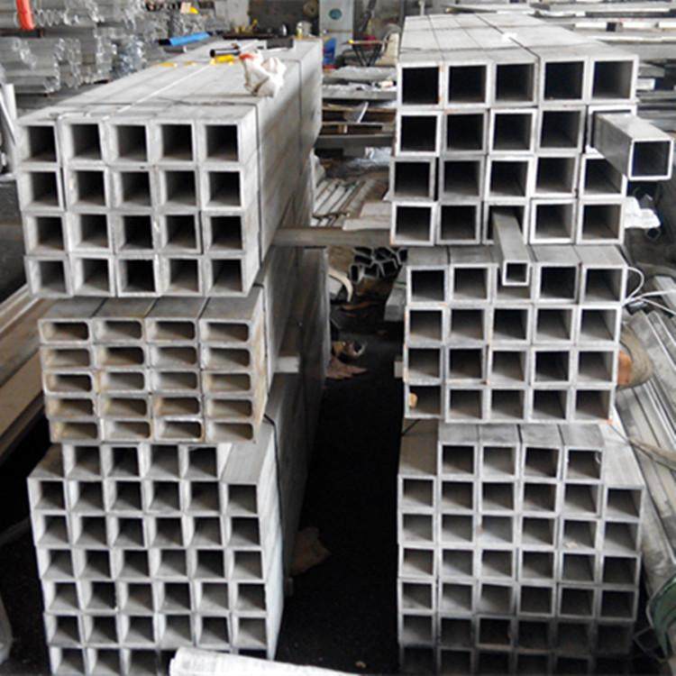 6063T5铝方管 6061 7075 2A12铝材 铝型材 铝圆管