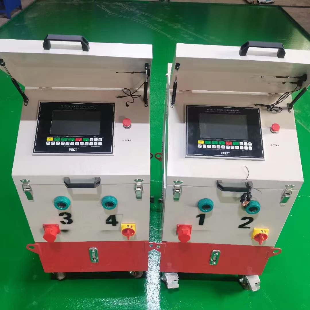 智能张拉机 晟煜机械 预应力千斤顶电动油泵 ZNZL-500一拖四系统