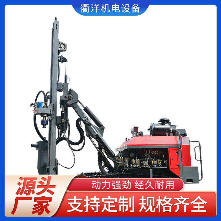 红五环集团B1C全液压露天潜孔钻机配备两级干式除尘安全环保