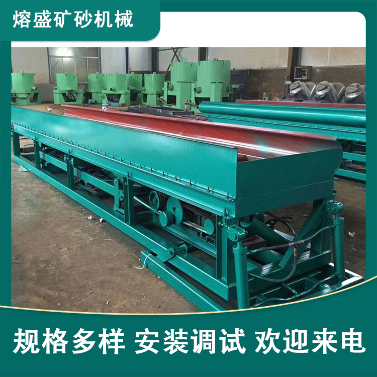 淘金选矿溜槽 移动式旱地淘金设备 小型沙金机械 坚固耐用产量高