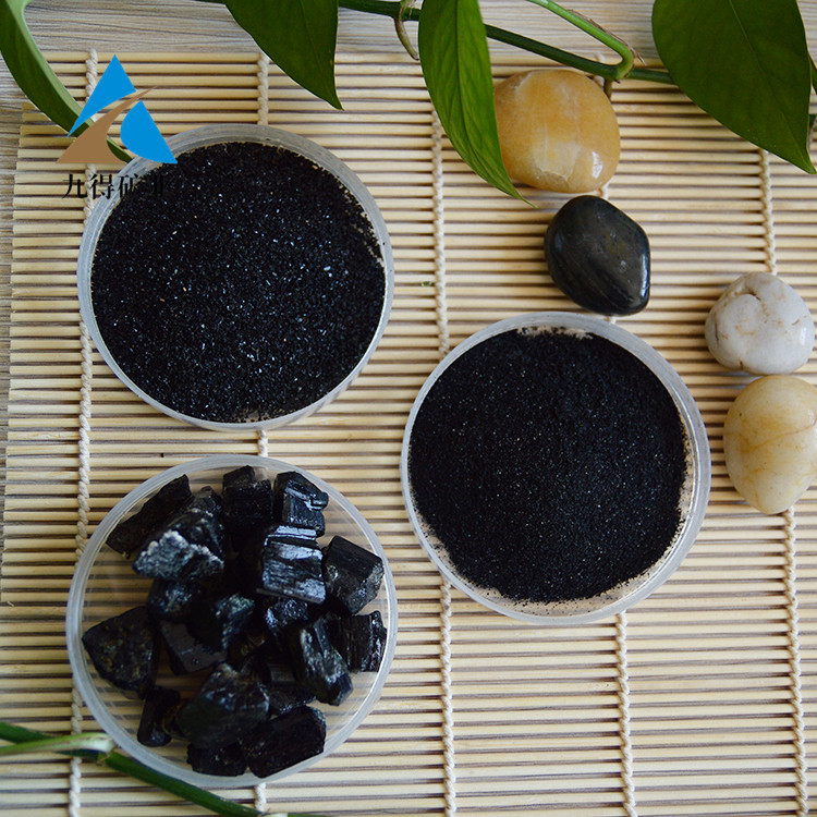 净化水质用晶体柱形电气石吸附杂志 粉末颗粒托玛琳汗蒸房电气石块