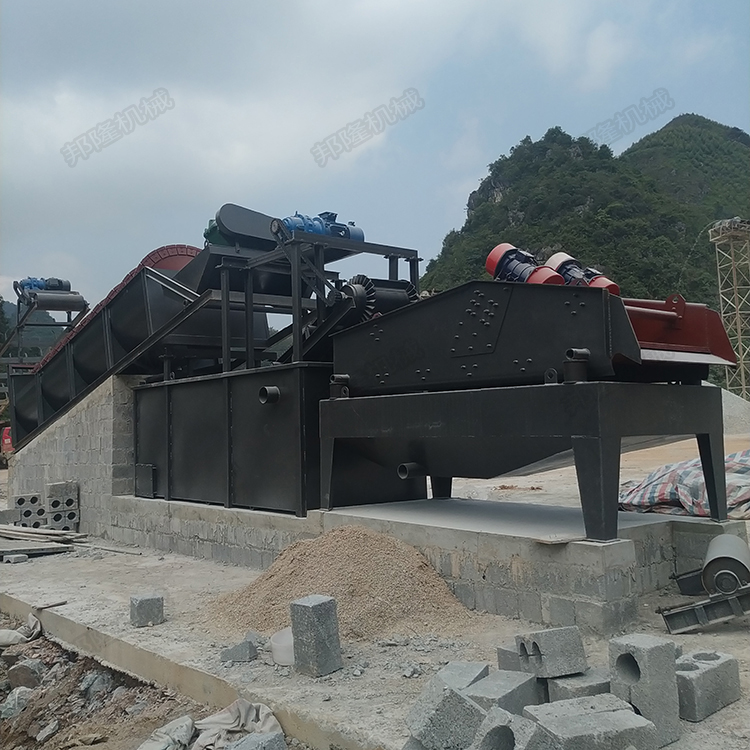 邦隆生产石子石屑石粉ZS-1225矿用直线脱水筛高频振动筛