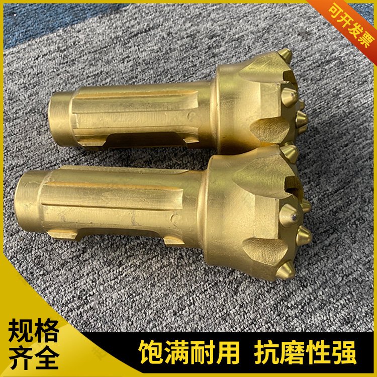 矿山用柱齿潜孔 矿用高耐磨柱齿钻 钢齿牙轮可定制 低风压潜孔钻头