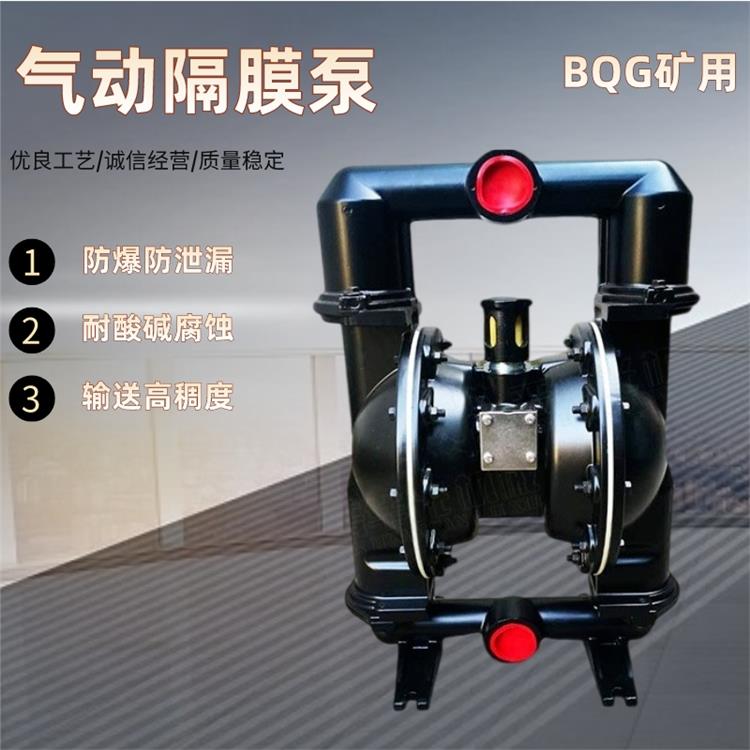 塑料气动隔膜泵 耐腐蚀料浆泵 防爆压缩空气往复泵