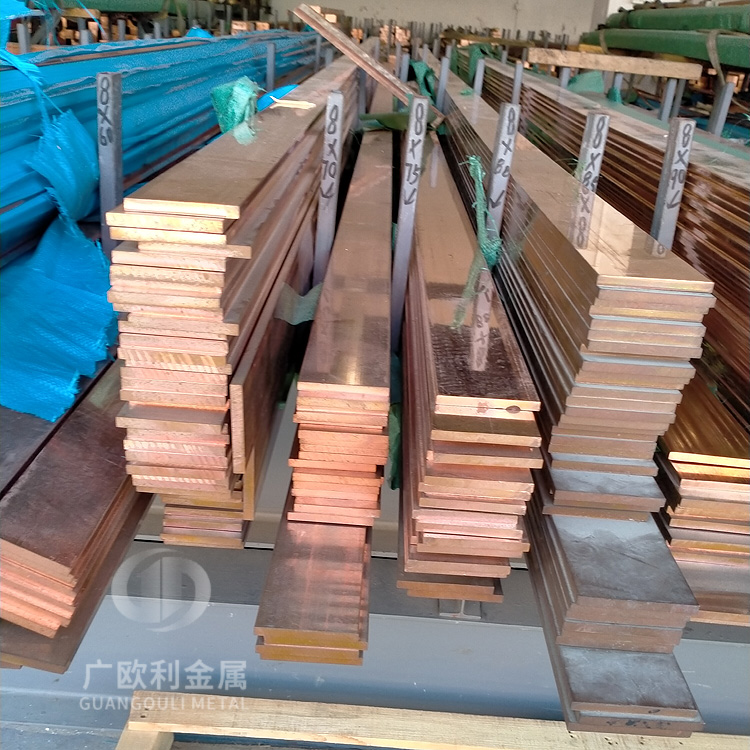 厂家镀锡导电T2紫铜排 30*3接地铜排 C1100红铜排 高纯电表箱铜排