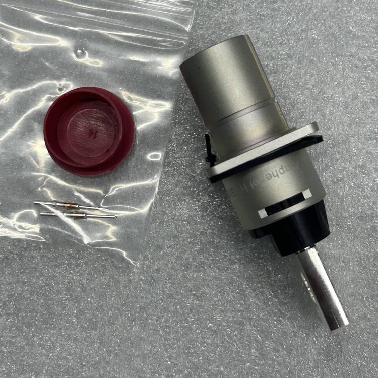 HVBI005R10BMHARD航插单芯插座10mm高压连接器250安高压互锁耐高温IP67防水IP69K抗震动红色尾部接铜排