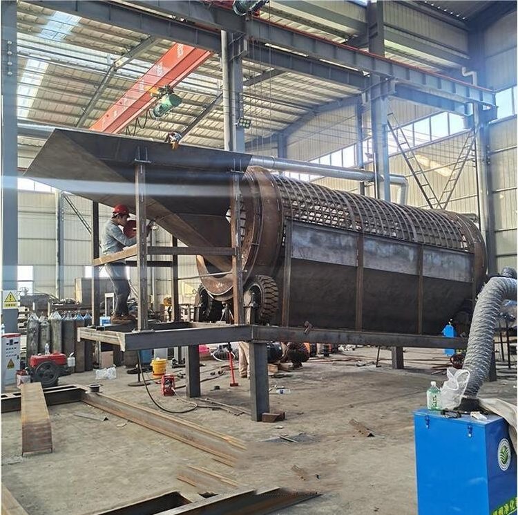 选煤厂煤矿分级用弧形筛 滚筒振动筛分机 混凝土分离机震动筛