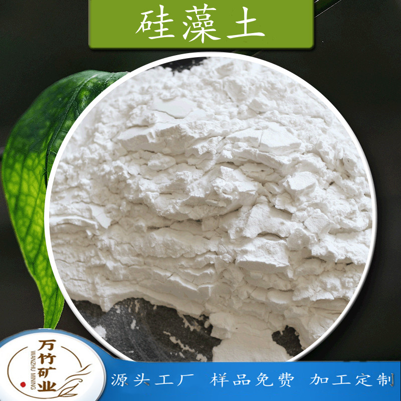万竹矿业供应白色硅藻土 污水处理吸附能力强 325目 可提供样品
