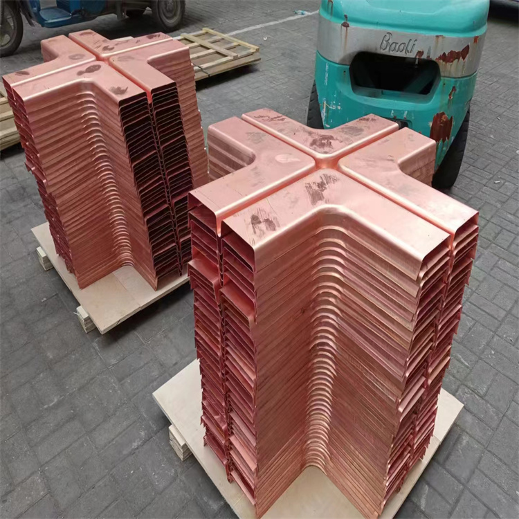 加工铜止水接头 C11000冲压紫铜板 高纯软态拉伸 散热铜板厂家