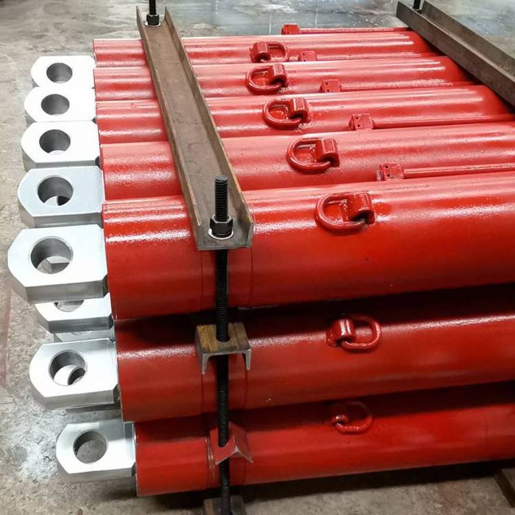 山西忻州客户订购的一批掘进机截割头升降油缸J2H.8.2和马达座下料生产/适用于三一掘进机