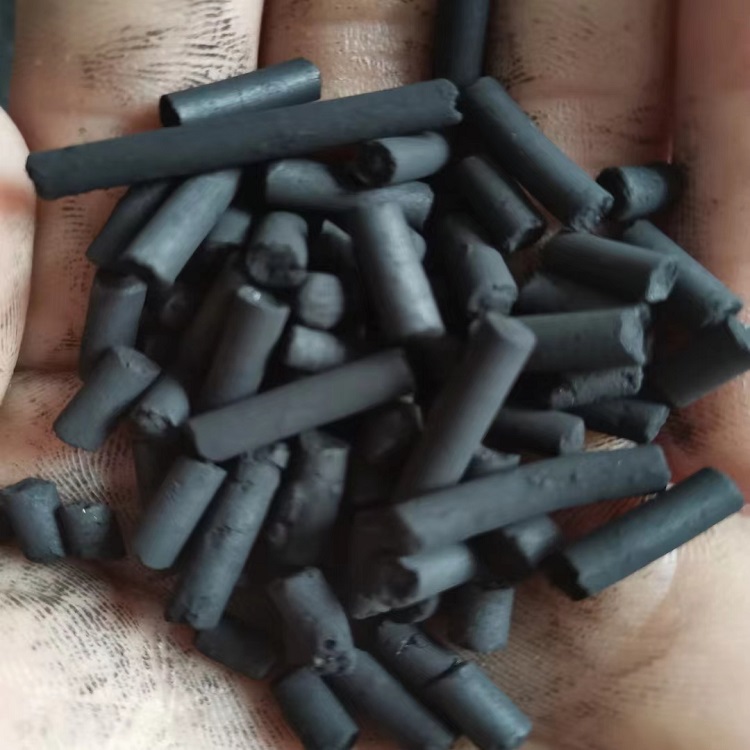 煤质颗粒脱硫脱硝活性炭 柱状炭4mm 6mm 工业炭