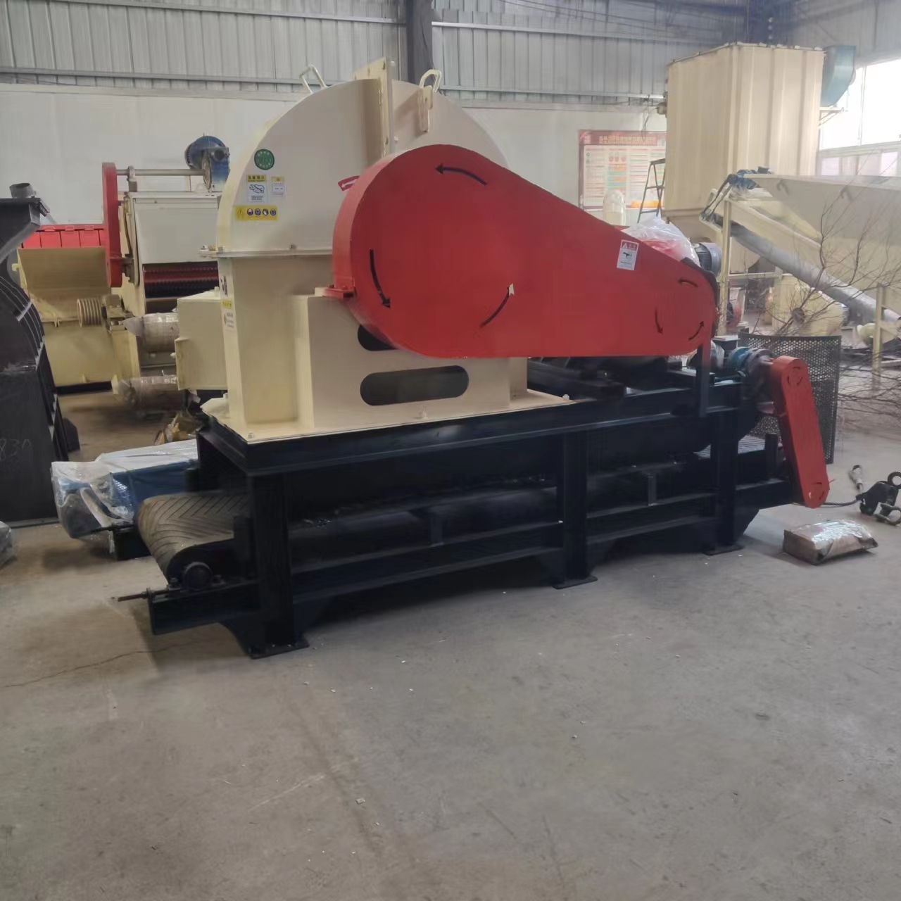 木头木材木屑机 大型移动边角料破机 博启机械