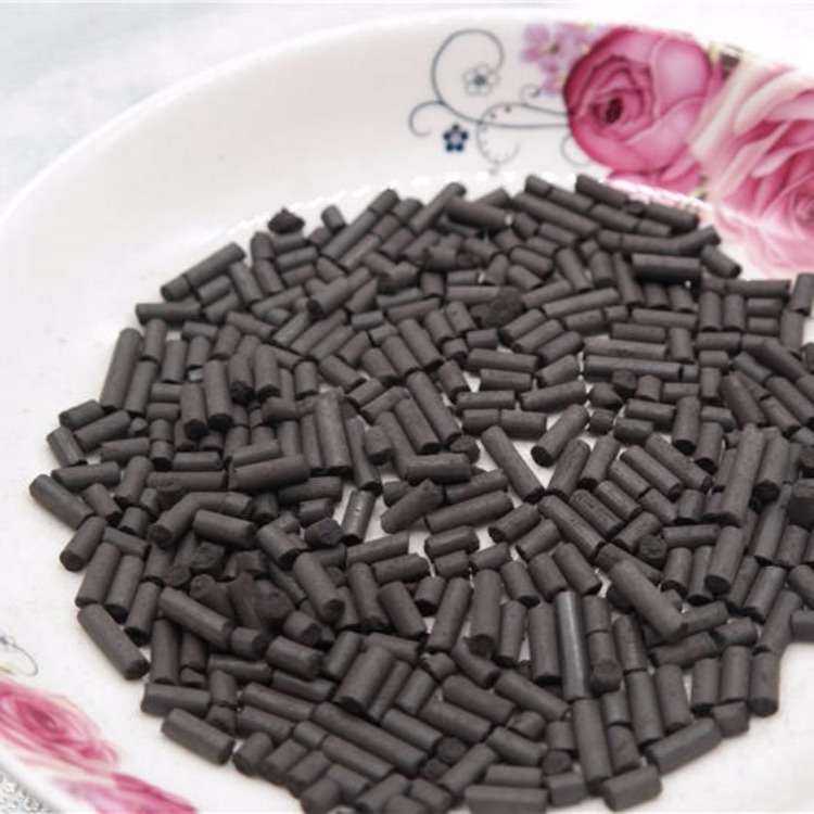 污水处理用煤质柱状活性炭 造纸厂废水处理用3-4mm规格柱状炭