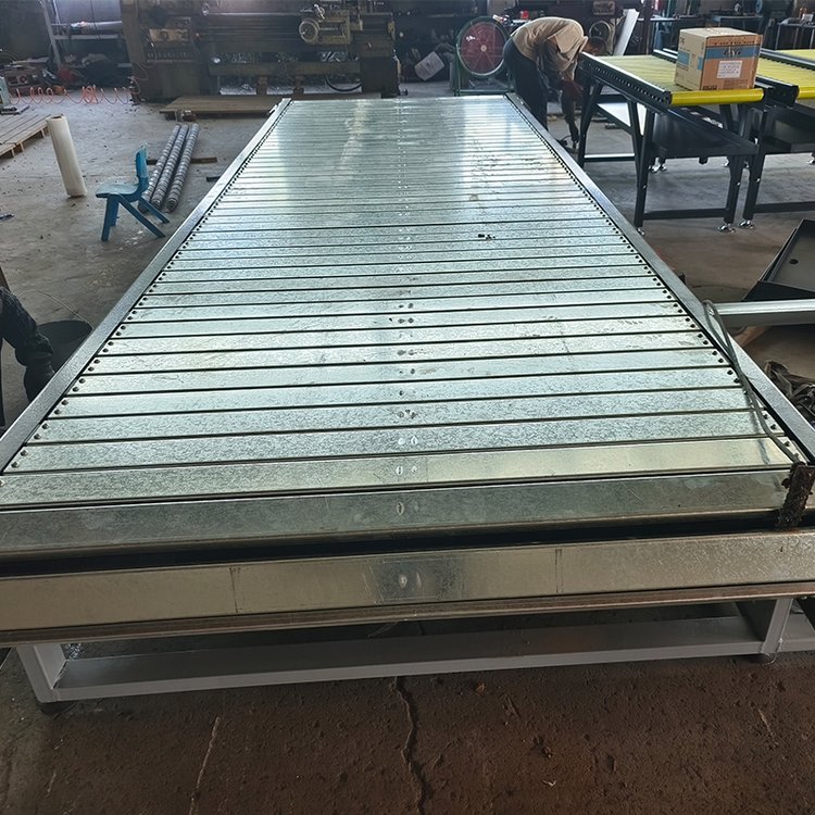 鑫顺通 扣板链板输送机 物料板式给料机传送输送带 重型链板式传送带