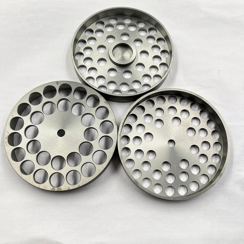 纯钨标准精加工件打孔磨光面 99.95%钨钻石培养皿高温钨制品