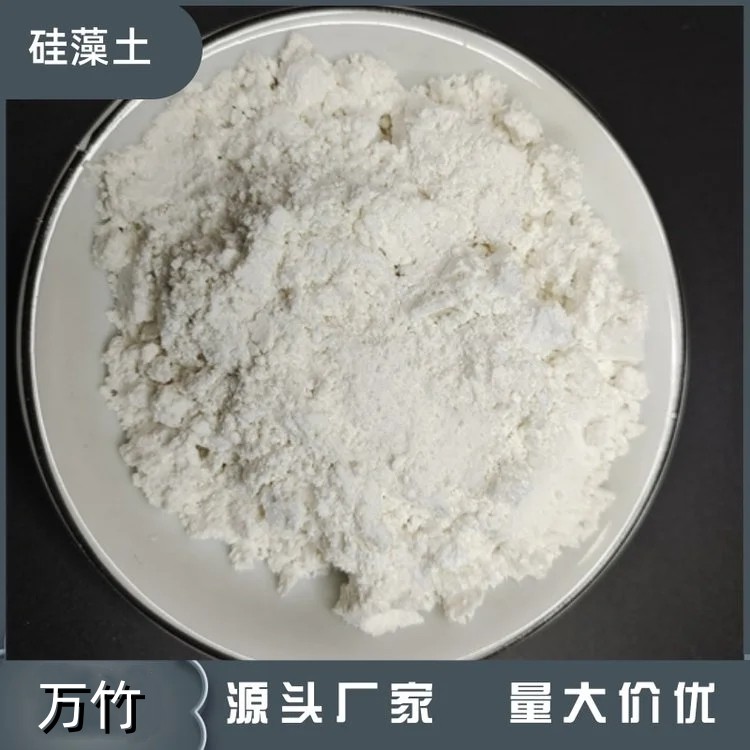 涂料 油漆填充硅藻土 白度高 200目 悬浮性好 万竹矿业 支持定制