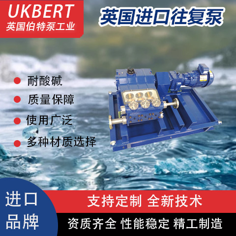 英国进口伯特牌 三柱塞隔膜往复泵 有腐蚀性 耐磨生产厂家 UKBERT