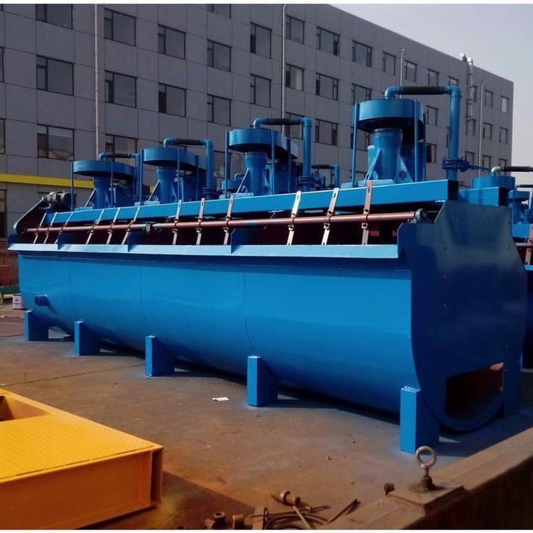 自吸式浮选机锂矿金矿锂云母XJK，SF多槽搅拌浮选槽生产